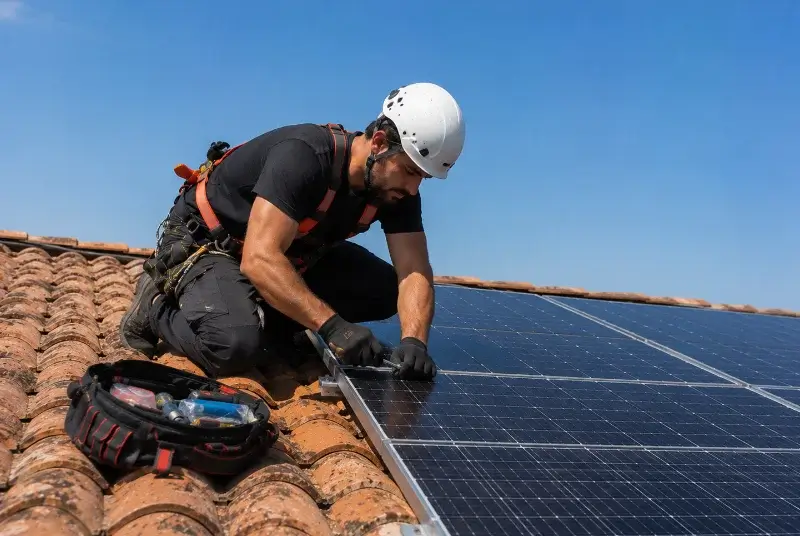 Maintenance et monitoring de panneaux solaires à Saint-Cyr-le-Chatoux