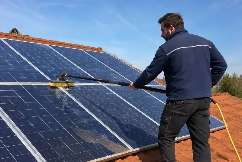 Nettoyage et entretien de panneaux solaires à Saint-Cyr-le-Chatoux